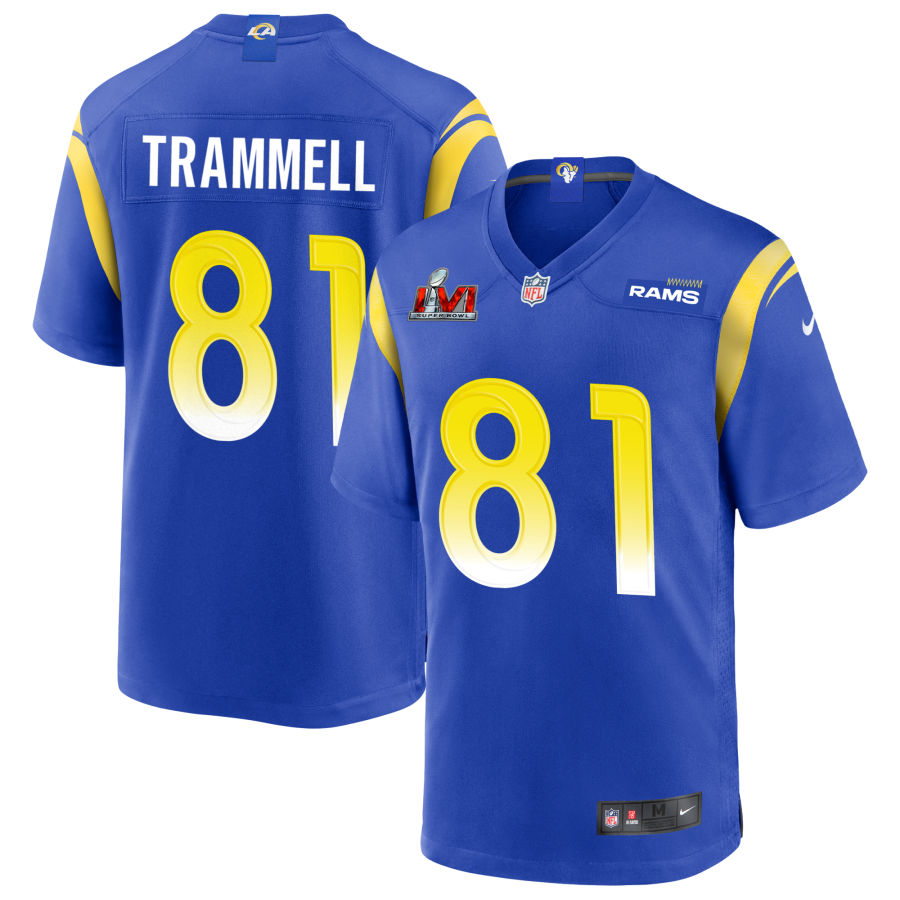 Austin Trammell Los Angeles Rams  Super Bowl LVI Game Jersey - Royal