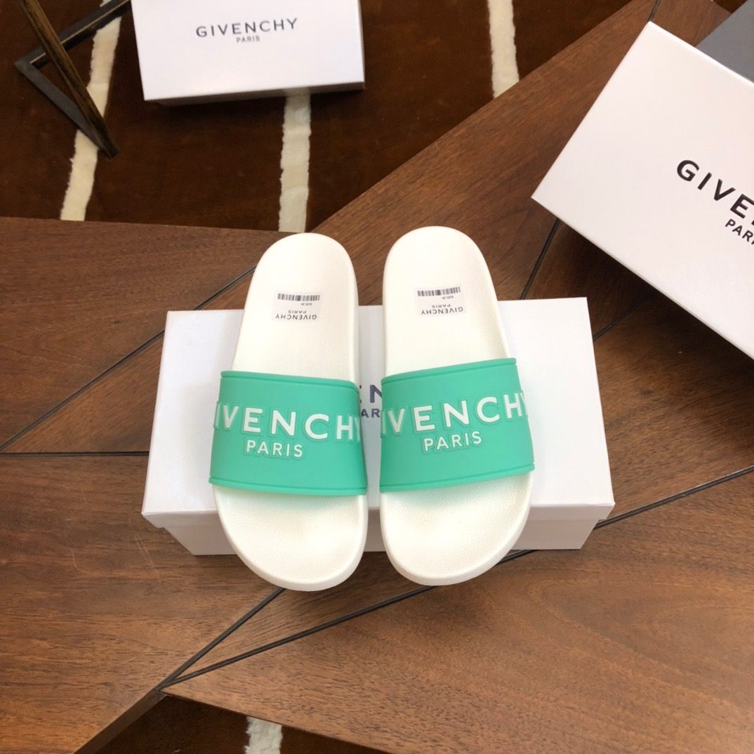 Givenchy Rubber Logo flip-flops Slide Sandal(Replica)