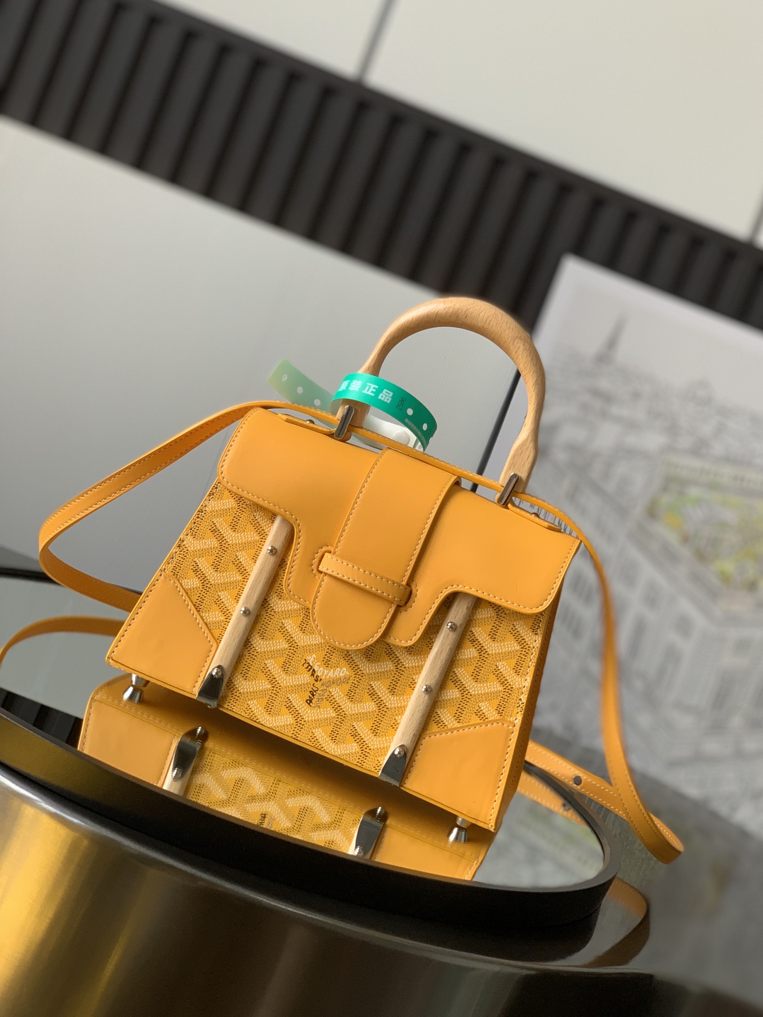 TOP Goyard Goyardine Saigon Top Handle Bag 15x7.5x20cm/20x12x28cm - 10 Color