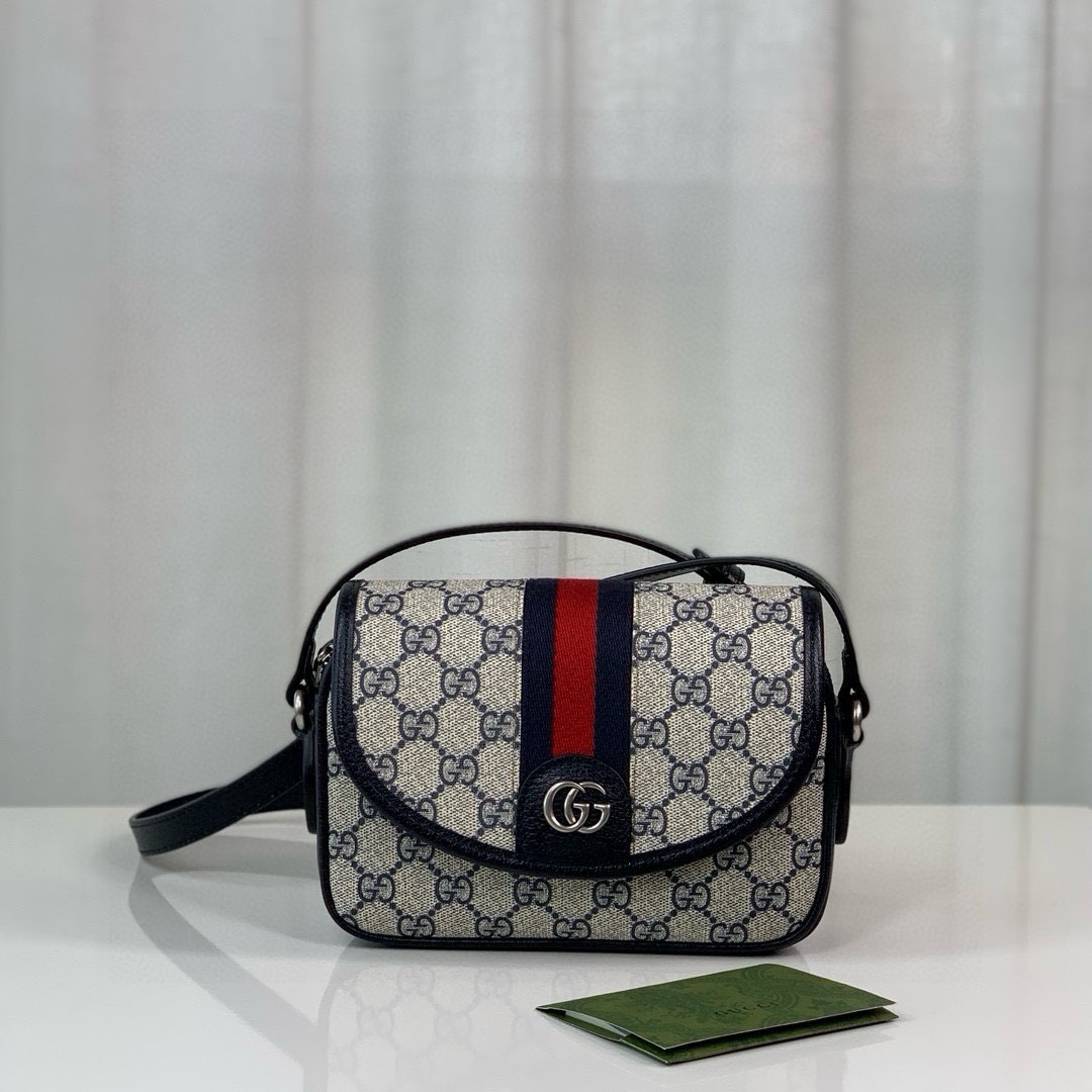 TOP GUCCI Ophidia Series GG Mini Bags 19X13X5cm - 2 Colors