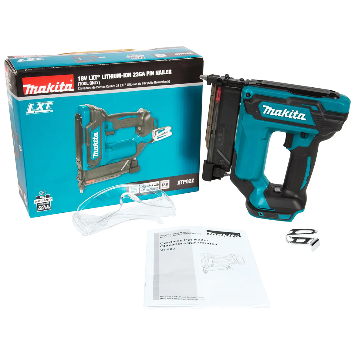 XTP02Z 18-Volt 23-Gauge Lithium-Ion Cordless Pin Nailer - Bare Tool