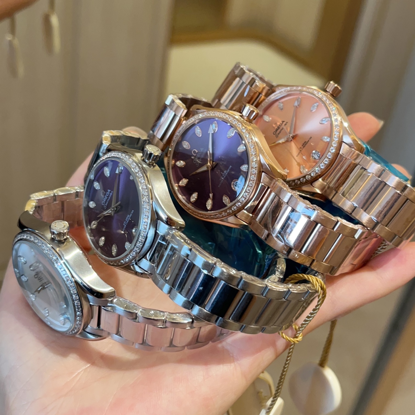 TOP OMEGA Women's Watch 34mm - 4 Colors