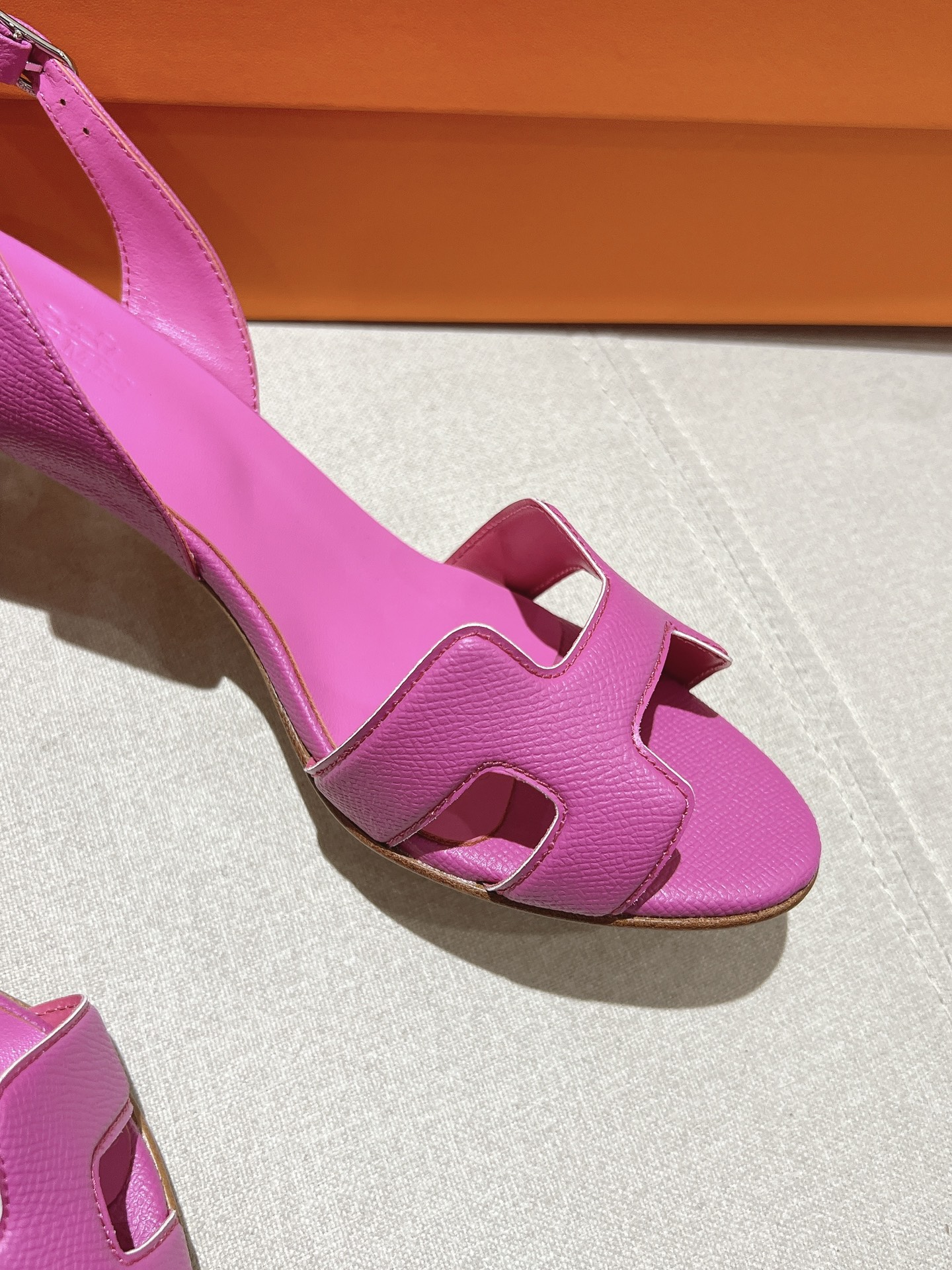 TOP HERMES High Heels Sandals 9 cm - Pink