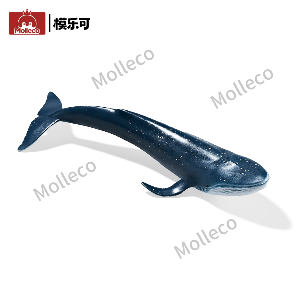 Molleco Marine  Animal Figure Toys for Kids and Children Blue Whale CP023-1