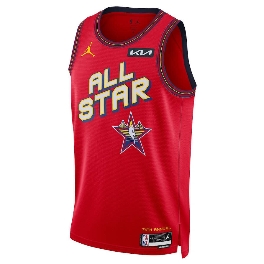 NBA 2025 All-Star Game Men's Custom Jersey - Red