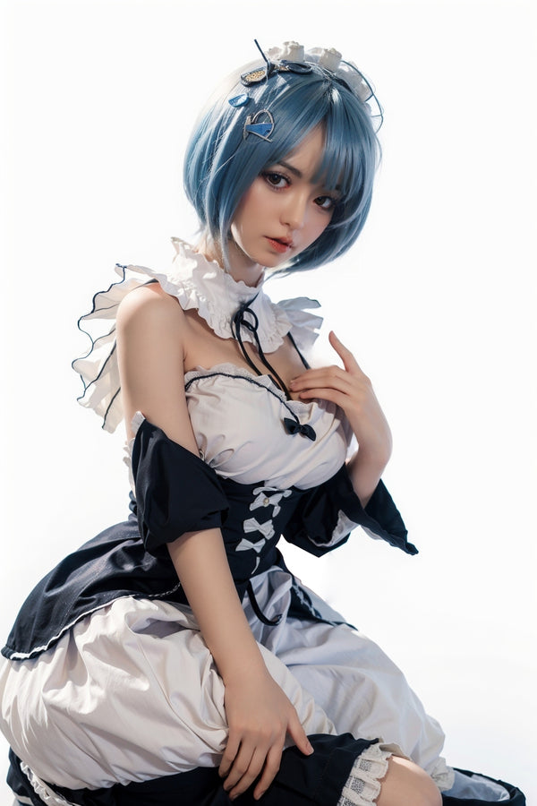 158cm/5ft2 D-cup Skinny Full Silicone Asian Sex Doll - #600