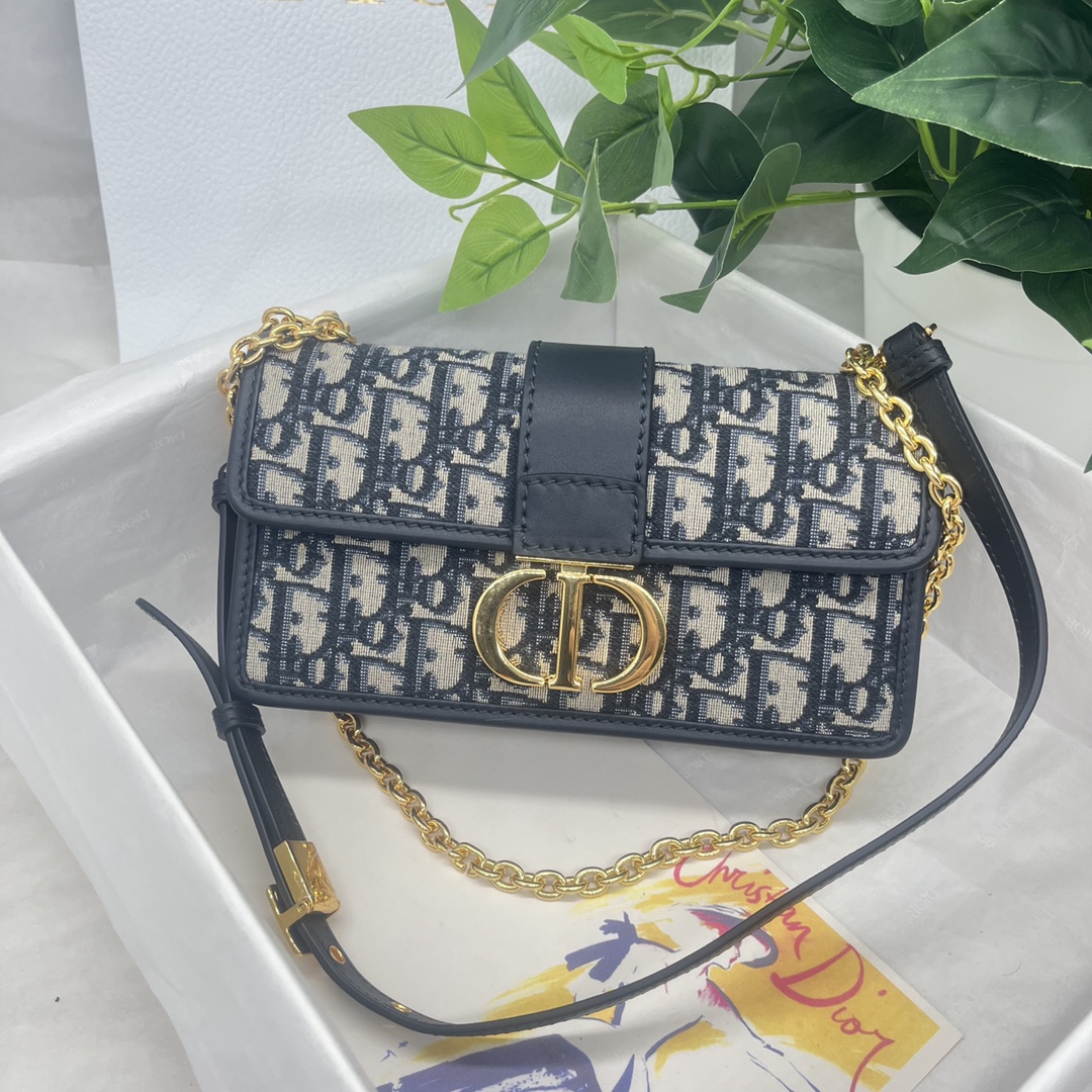 Top Christian Dior Cowhide 30 Montaigne Bag - 21.5×12×6cm