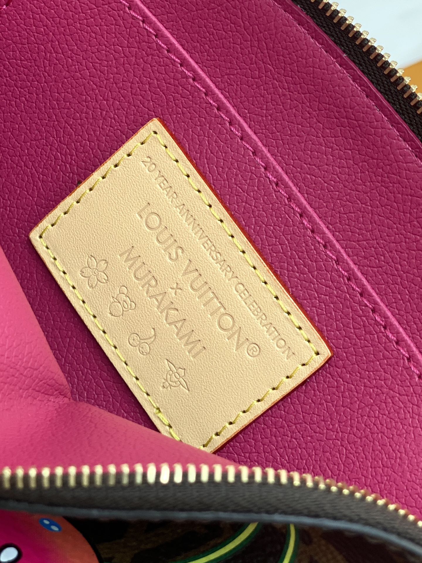 TOP Louis Vuitton LV Cosmetic Bag Monogram with Cherry Pattern 12x6x19cm  - Brown