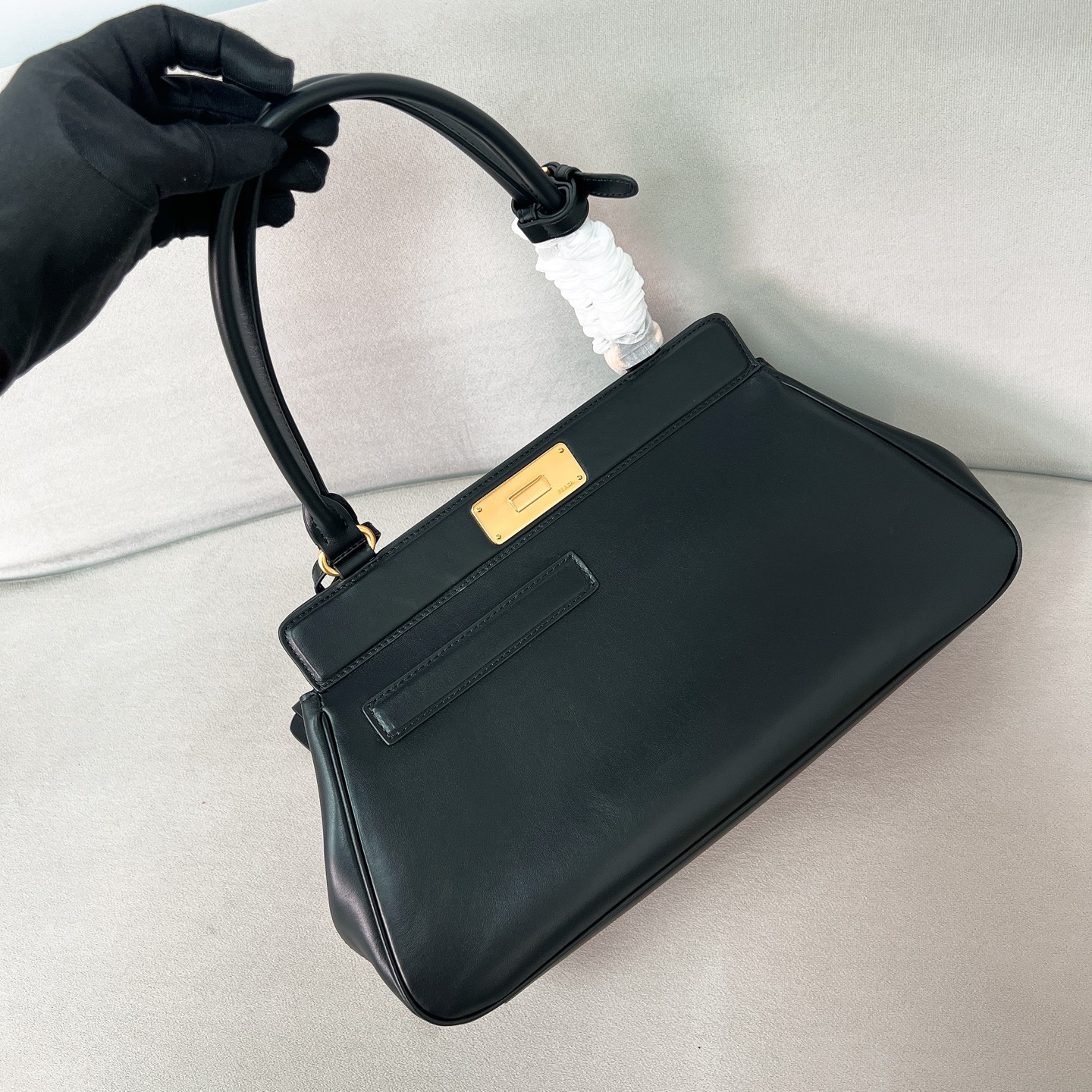 TOP PRADA Leather Bag 38x21x8cm - Black