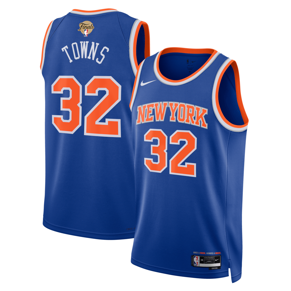 Karl-Anthony Towns New York Knicks 2026 Finals Jersey - Blue