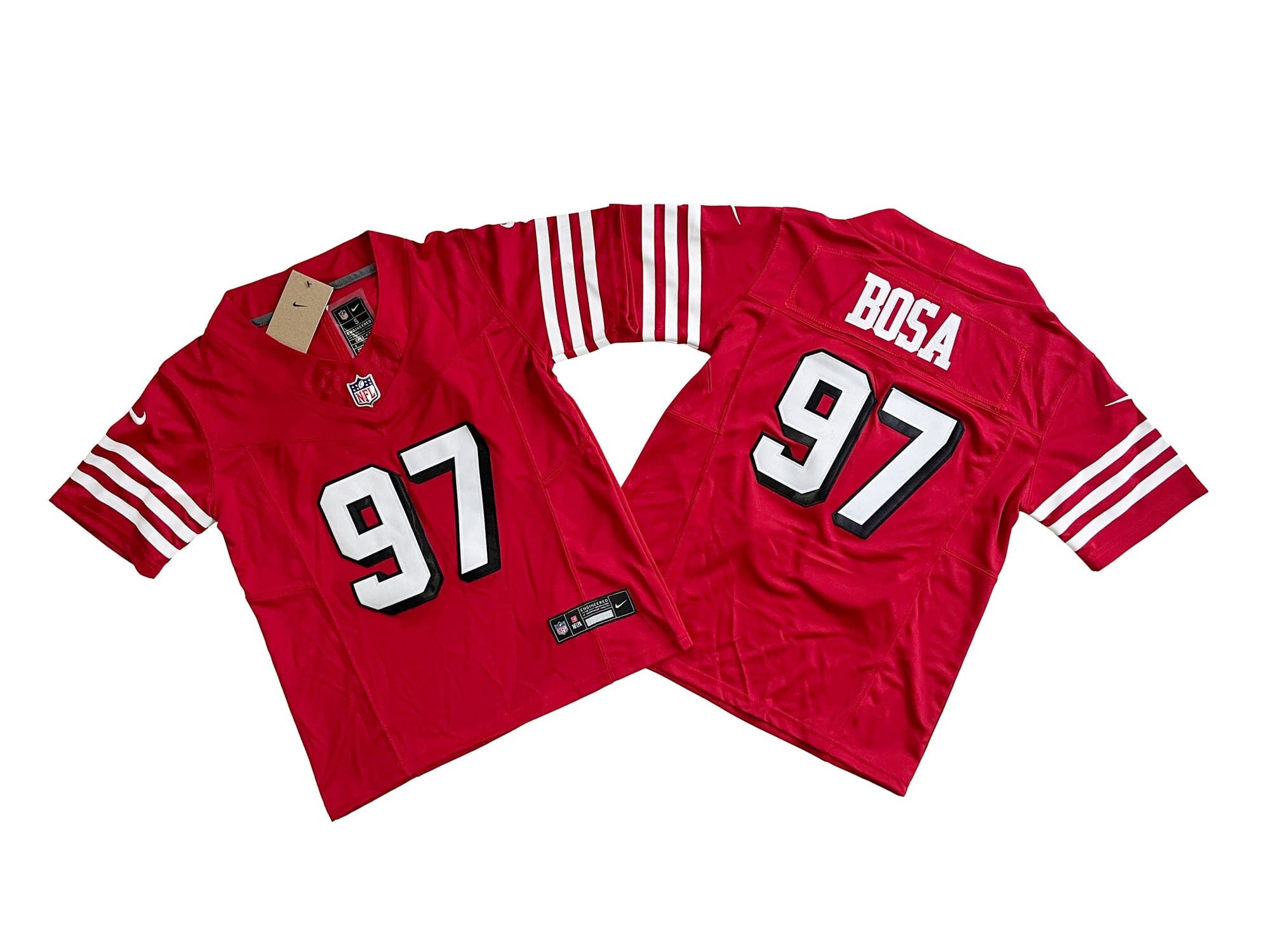 San Francisco 49ers 97# Nick Bosa Youth  Vapor F.U.S.E. Limited Jersey