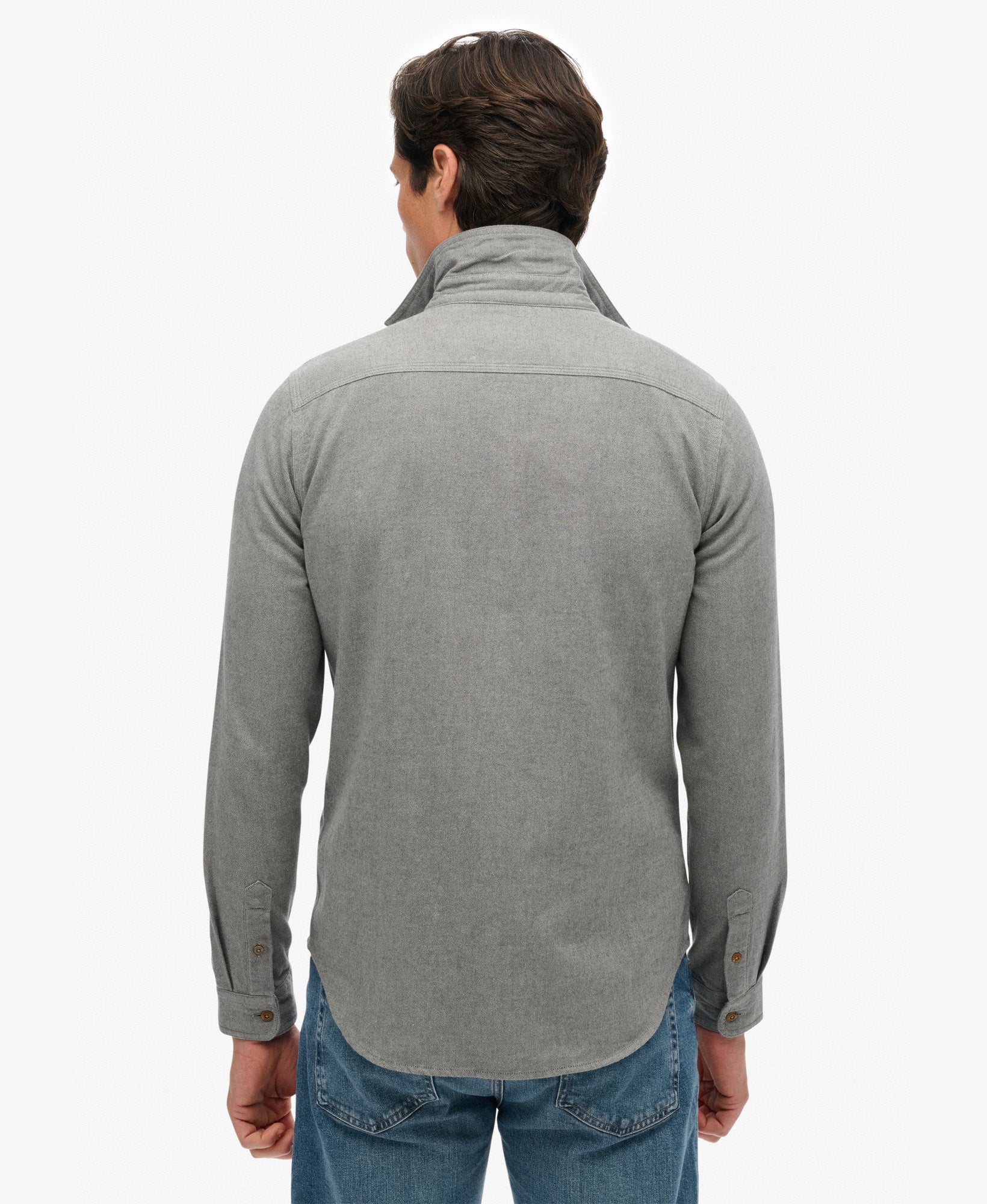 Flannel Workwear Shirt | Pearl Blue