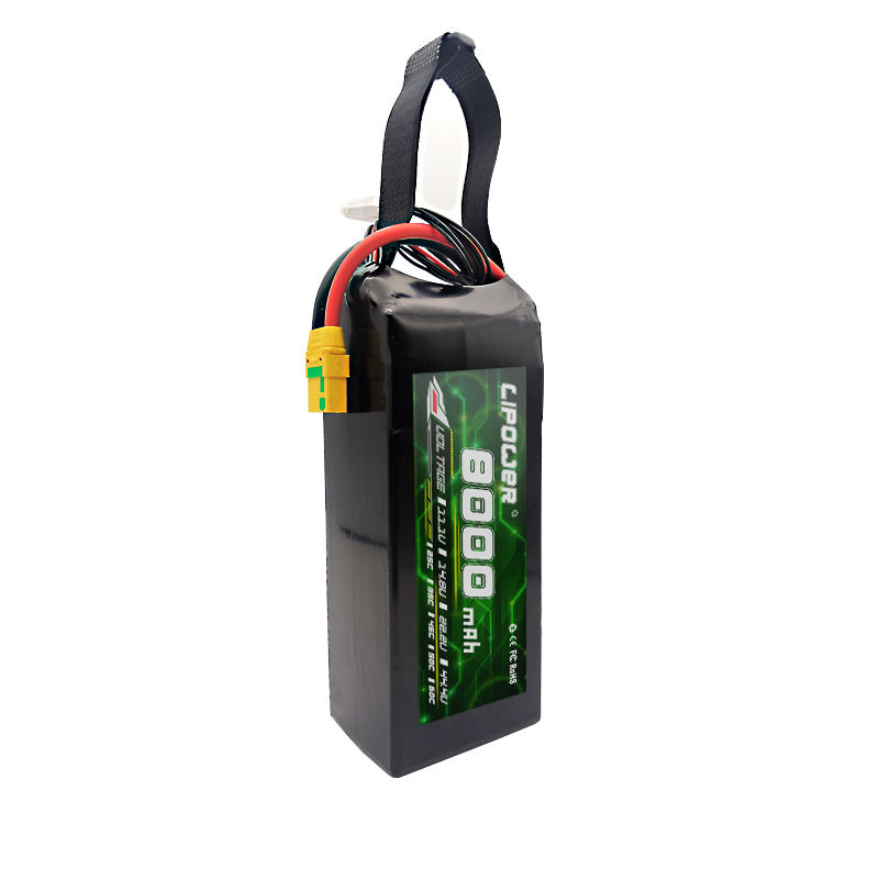 LIPOWER 8000mAh 4S high-capacity FPV drone battery 100C lithium battery - lipowbattery
