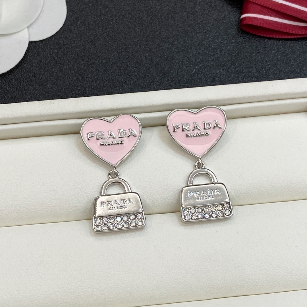 TOP PRADA Love Earrings - 4 Colour