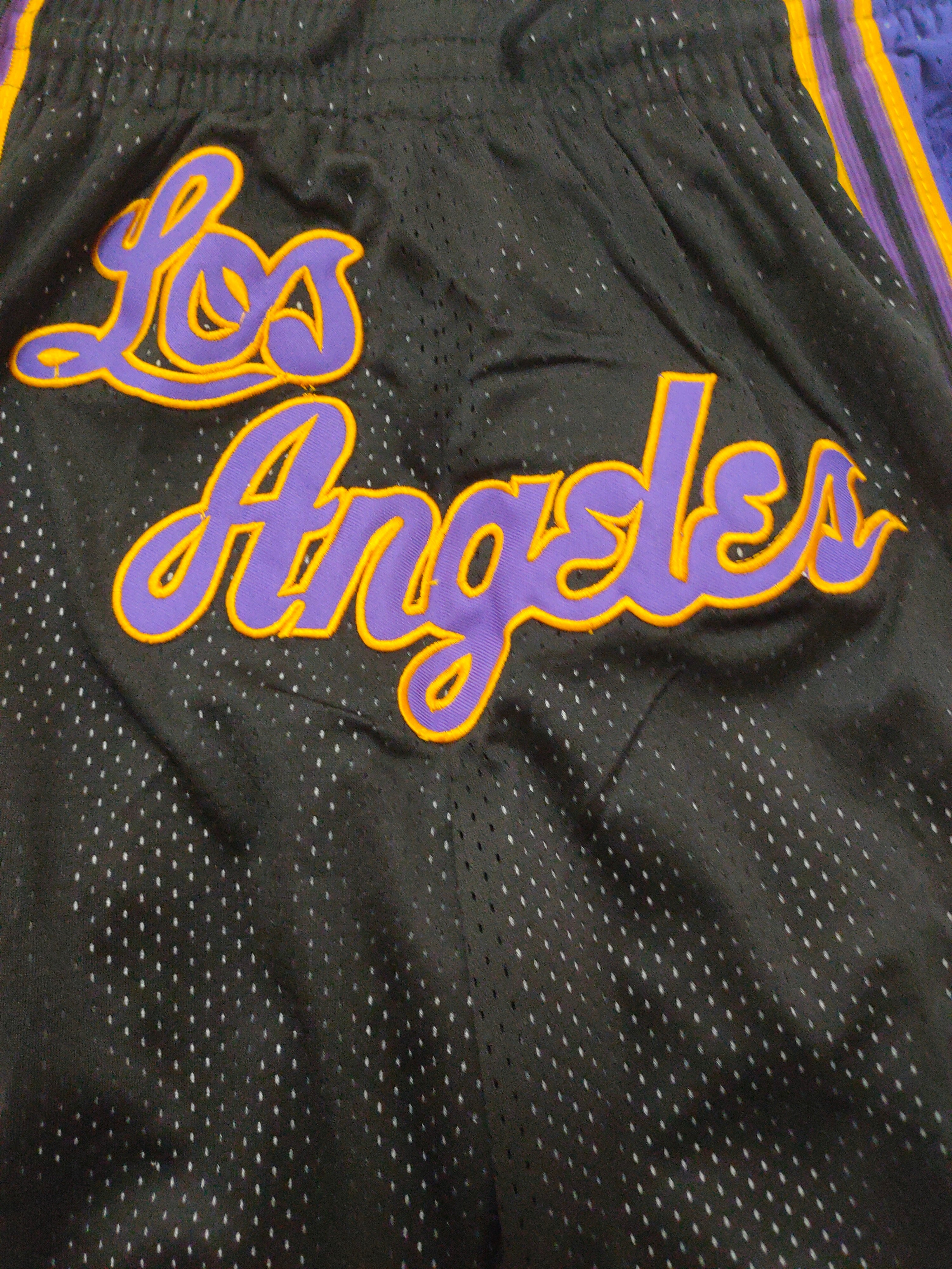 Los Angeles Lakers black vintage pocket pants