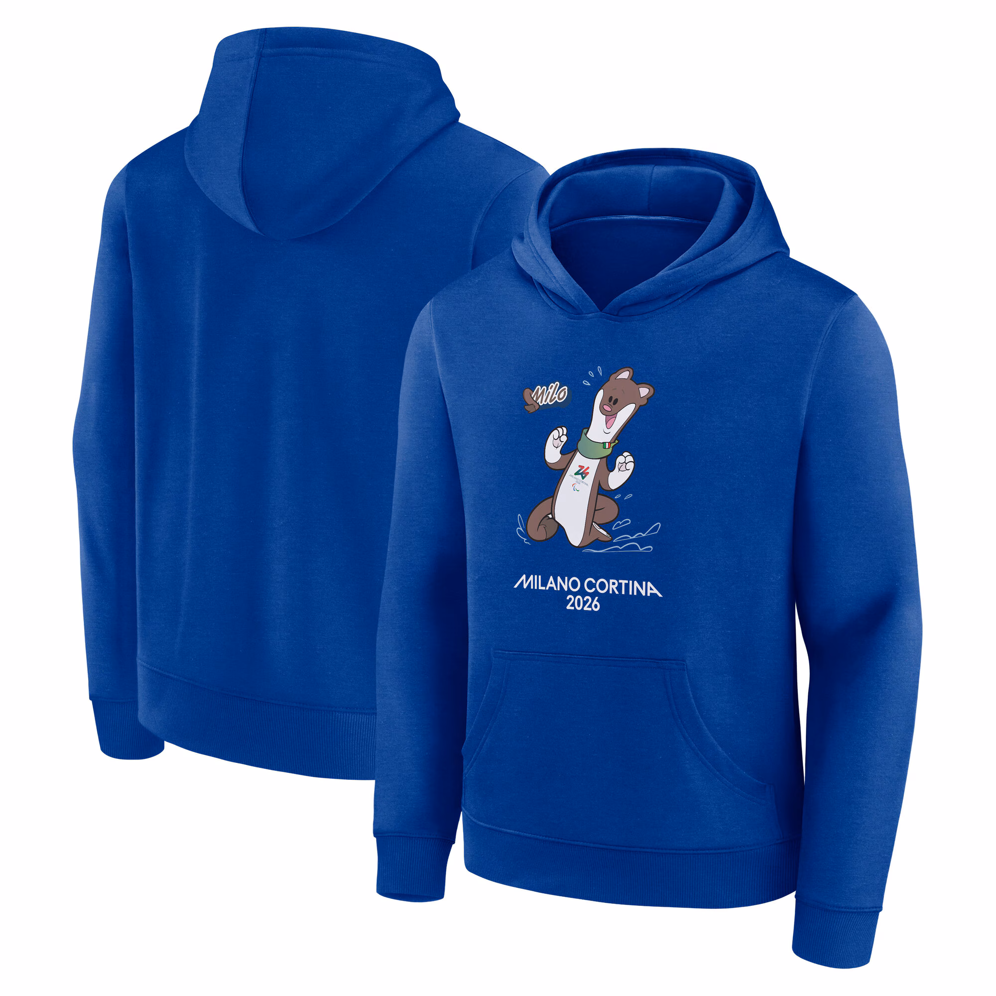 Milano Cortina 2026 Paralympics Mascotte Graphic Hoodie - Blue - Junior