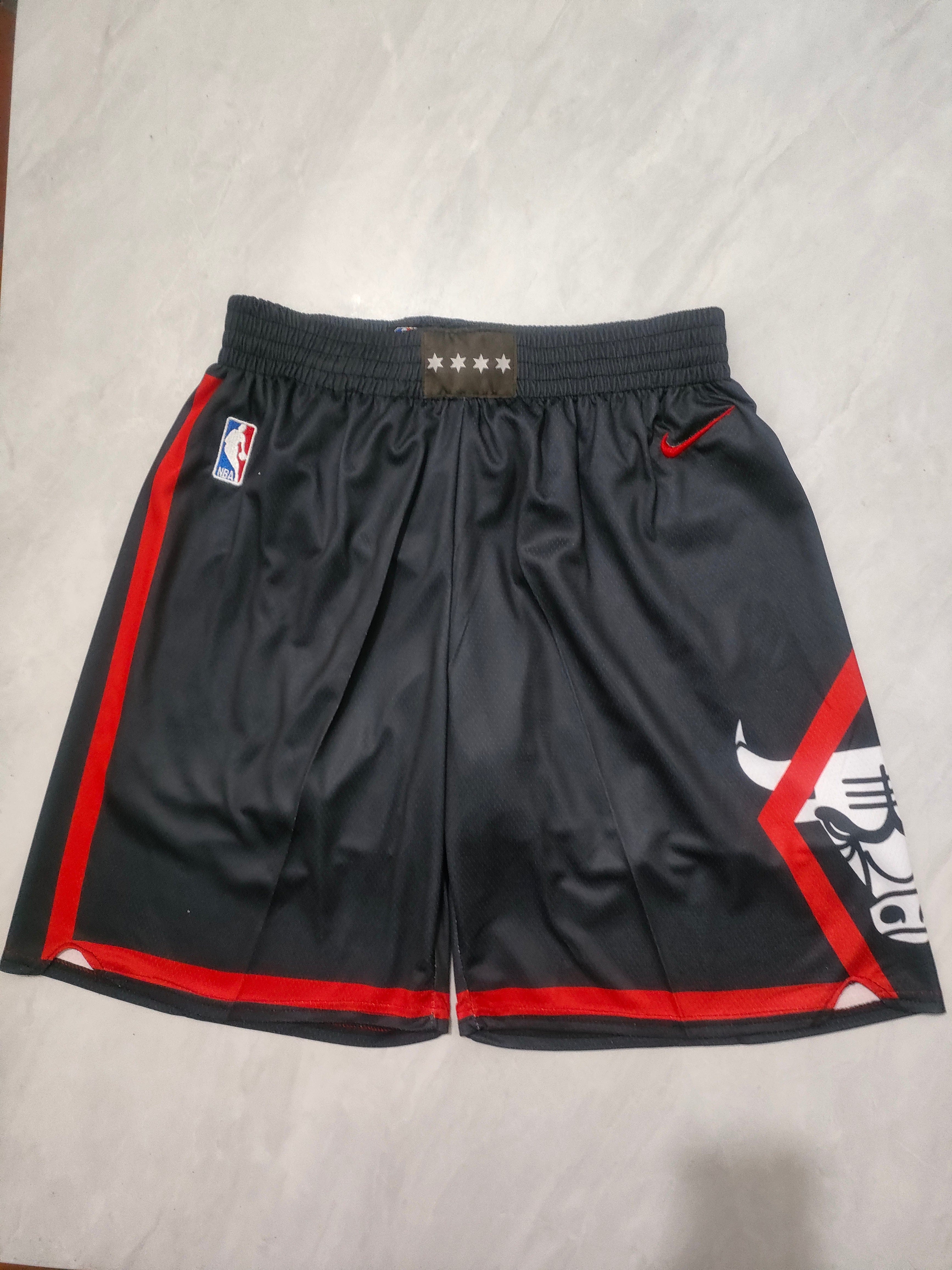 Chicago Bulls Black 24 City Edition Shorts