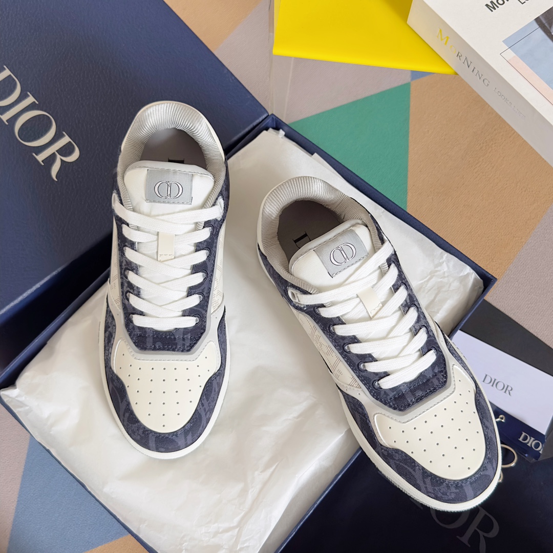 Top Christian Dior Denim Couple Trainers - 3cm