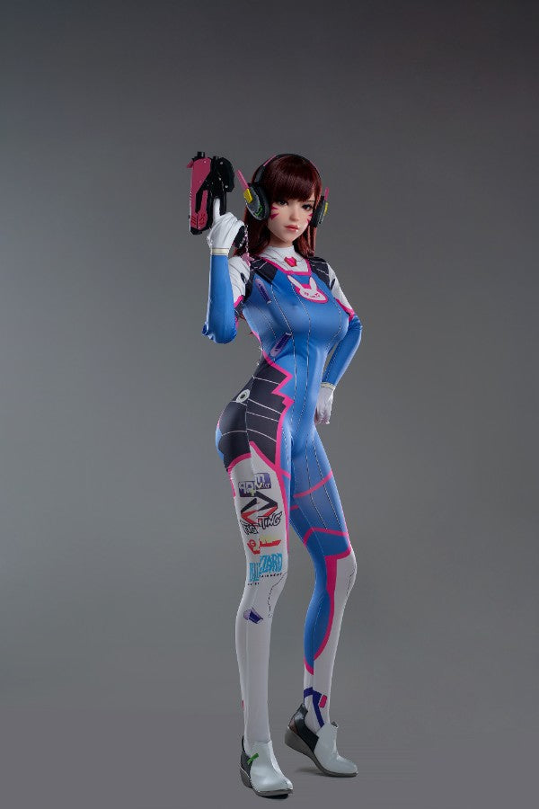 167cm/5ft6 D-cup Cosplay Game Silicone Sex Doll - D.VA