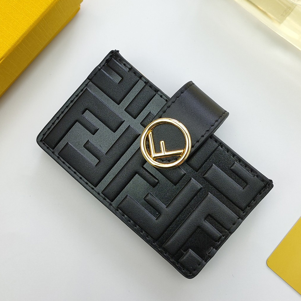 FENDI Embossed Letter Card Holder (Replica)