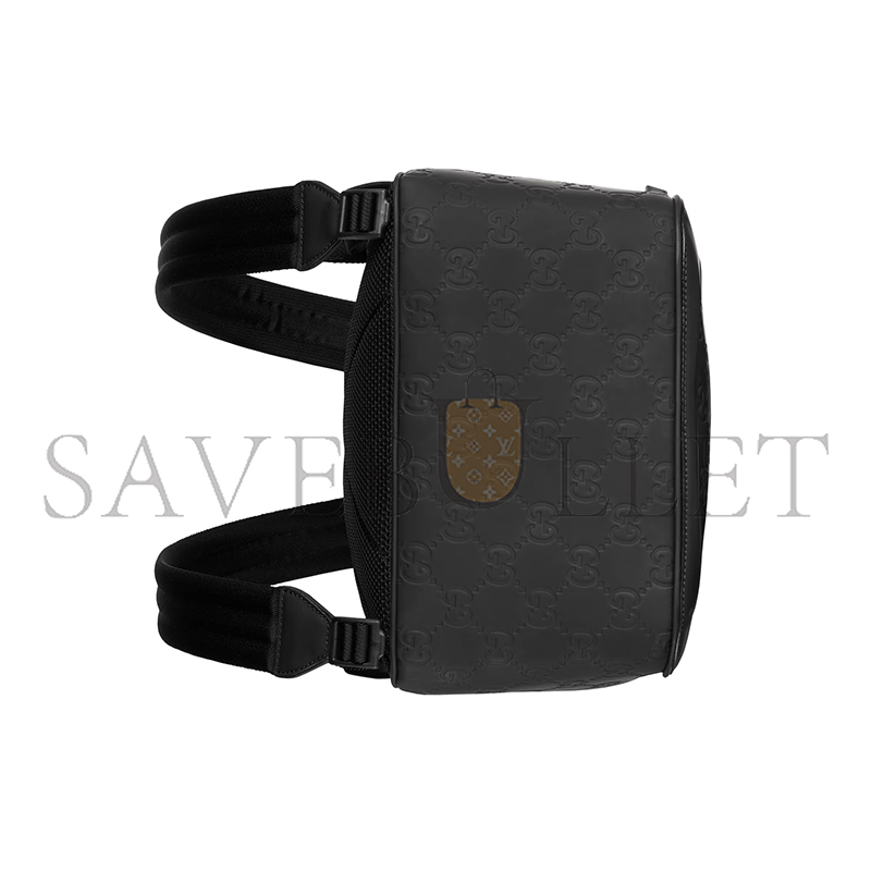 GUCCI RUBBER-EFFECT MEDIUM BACKPACK 771280 (34*26*14cm)