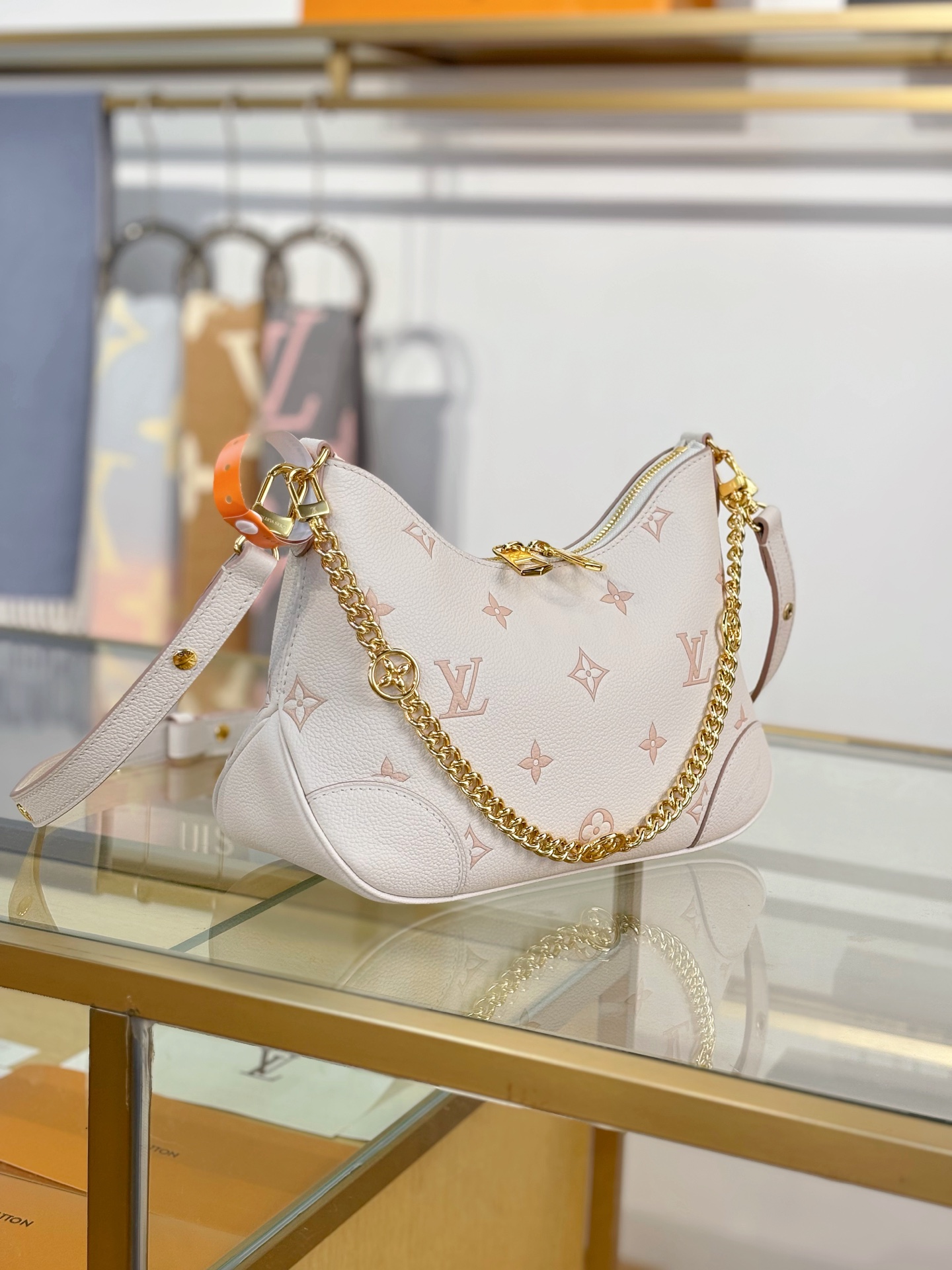 TOP Louis Vuitton LV Boulogne Handbag 29x16x9.5cm - White