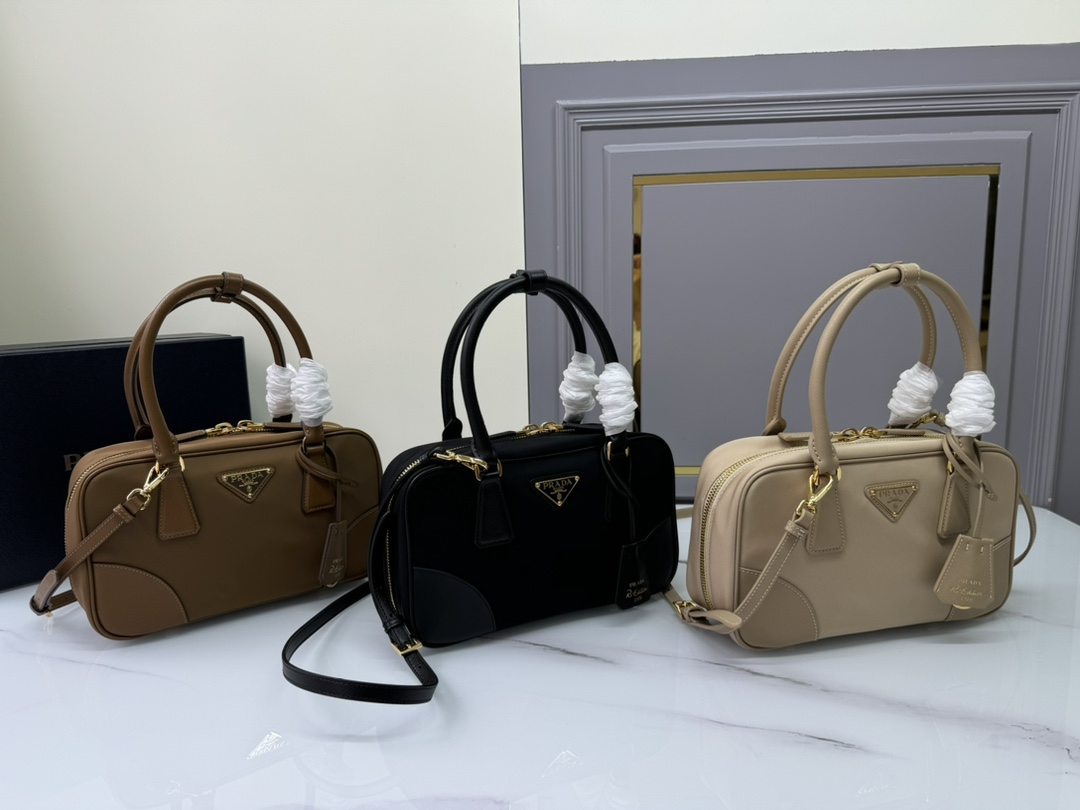 Top PRADA Nylon Antique Bag 25x14.5x7.5cm /30x17.5x9cm - 3 Colour