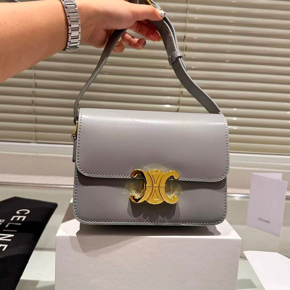 CELINE Triomphe Shoulder Bag Small&Medium(Replica)