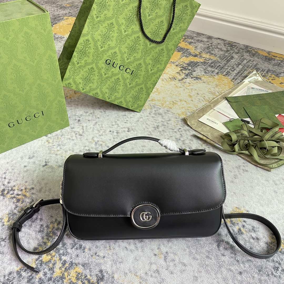 TOP GUCCI Leather Handbag/Crossbody Bag 27X15X5CM - 2 Colors