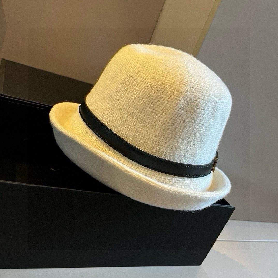 TOP Yves Saint Laurent YSL Wool Hat - 2 Color