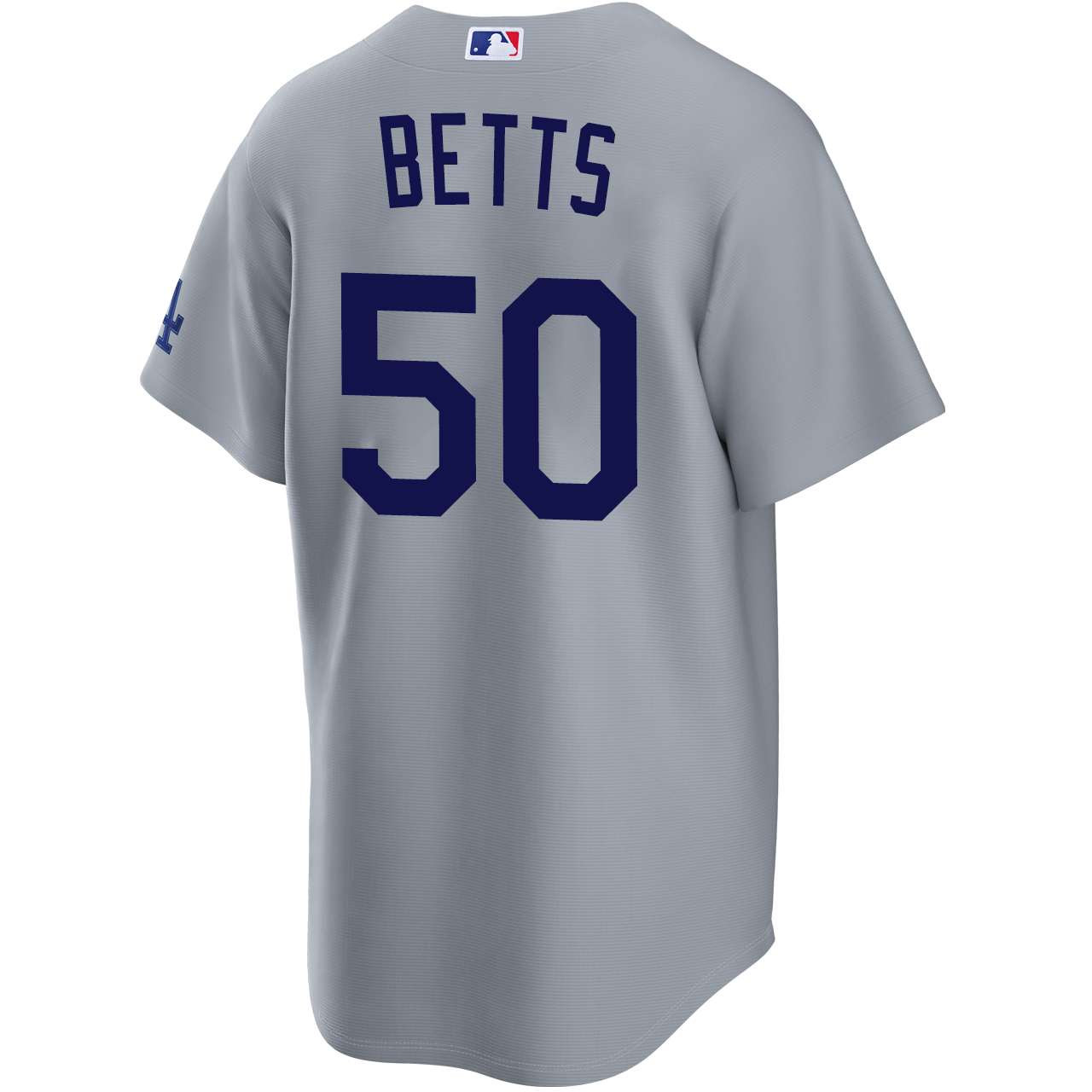 Men's Los Angeles Dodgers Mookie Betts #50 Gray Jersey