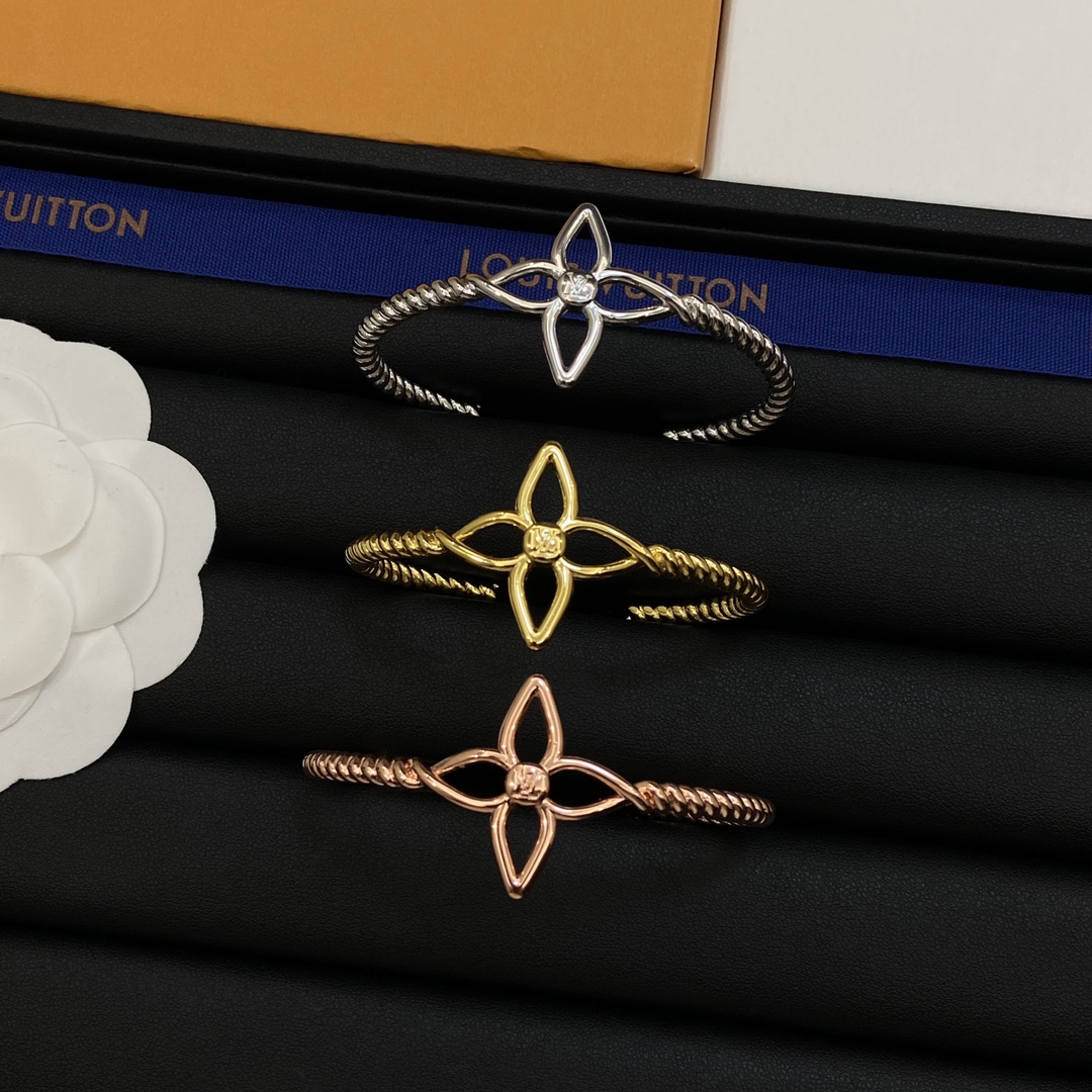 TOP Louis Vuitton LV Nautical Rigid  Bracelet-3 Colors