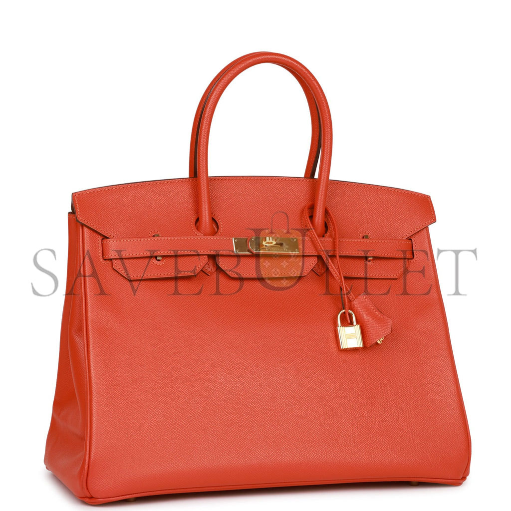 HERMES BIRKIN 35 EPSOM GOLD HARDWARE (35*25*18cm)