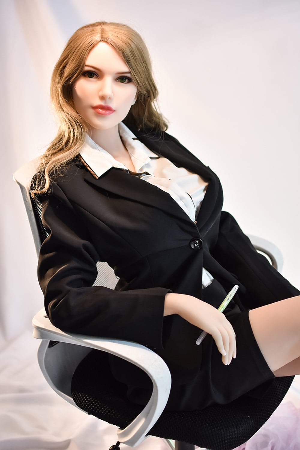165cm/5ft5 F-Cup American Blonde Big Breast Realistic Sex Doll
