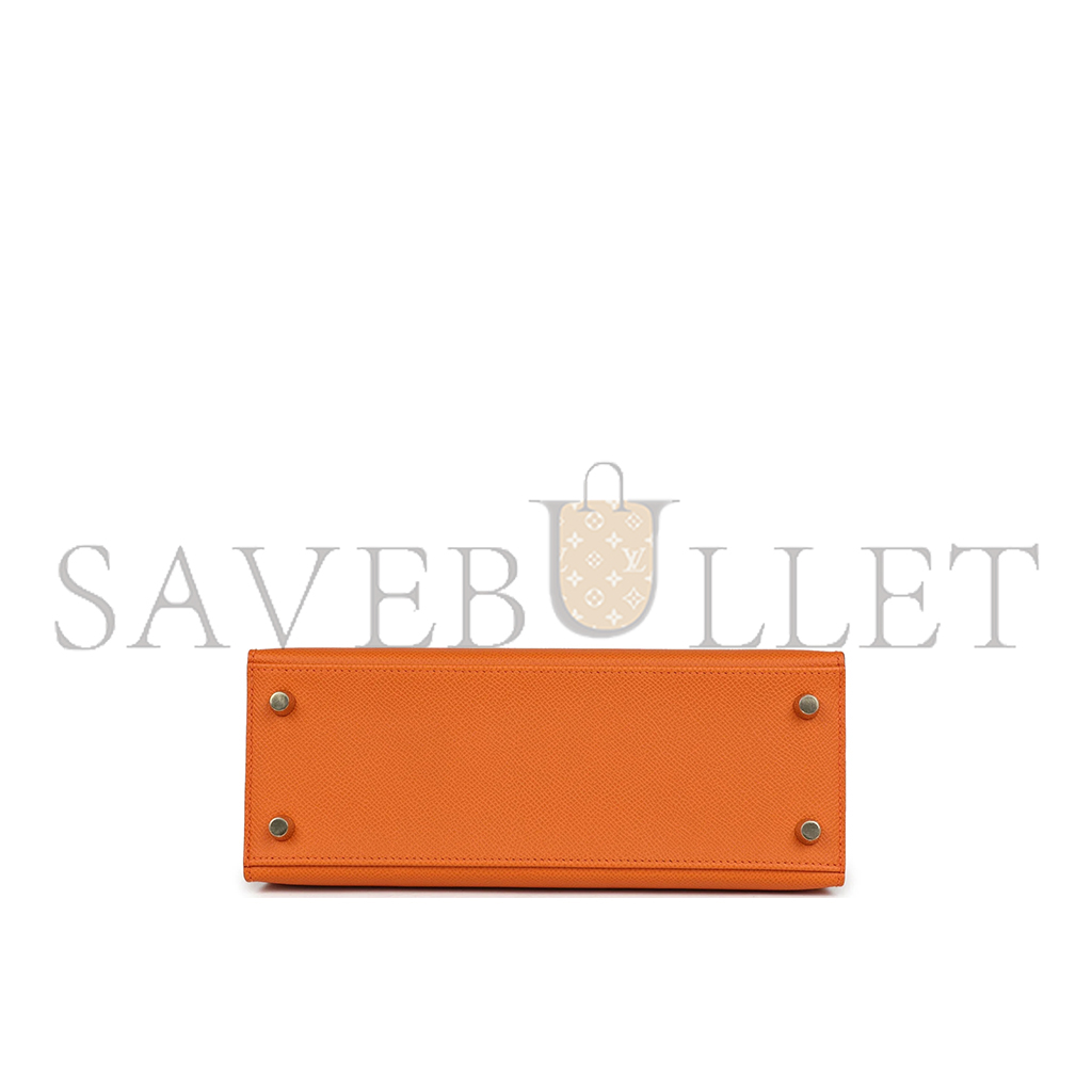 HERMES\HERMÈS KELLY 25 ORANGE EPSOM (25*17*7cm)