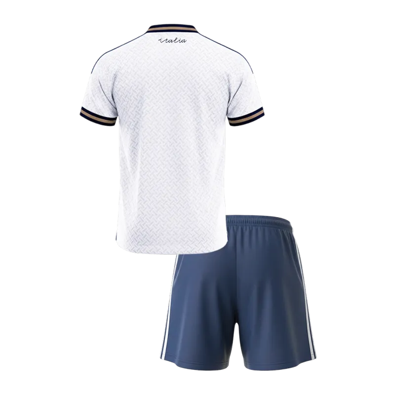 Italy Away World Cup Kids Soccer Jerseys Kit 2026