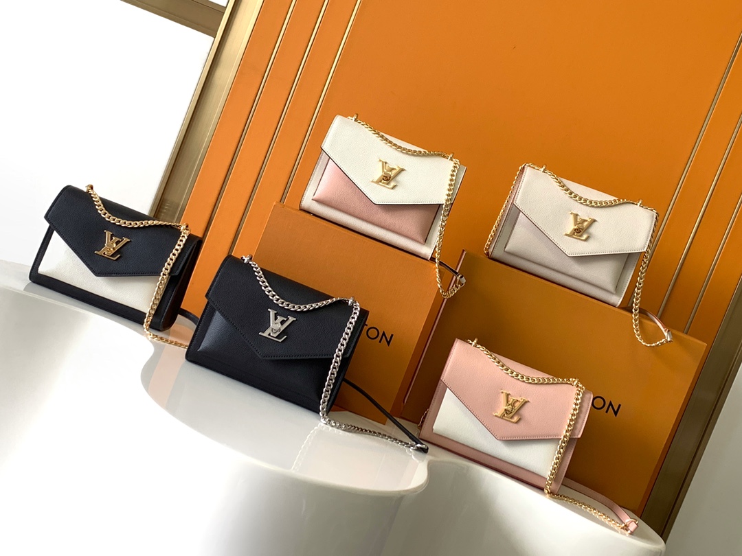 TOP Louis Vuitton LV Mylockme BB Handbags 22.5x17x5.5cm - 5 Colors