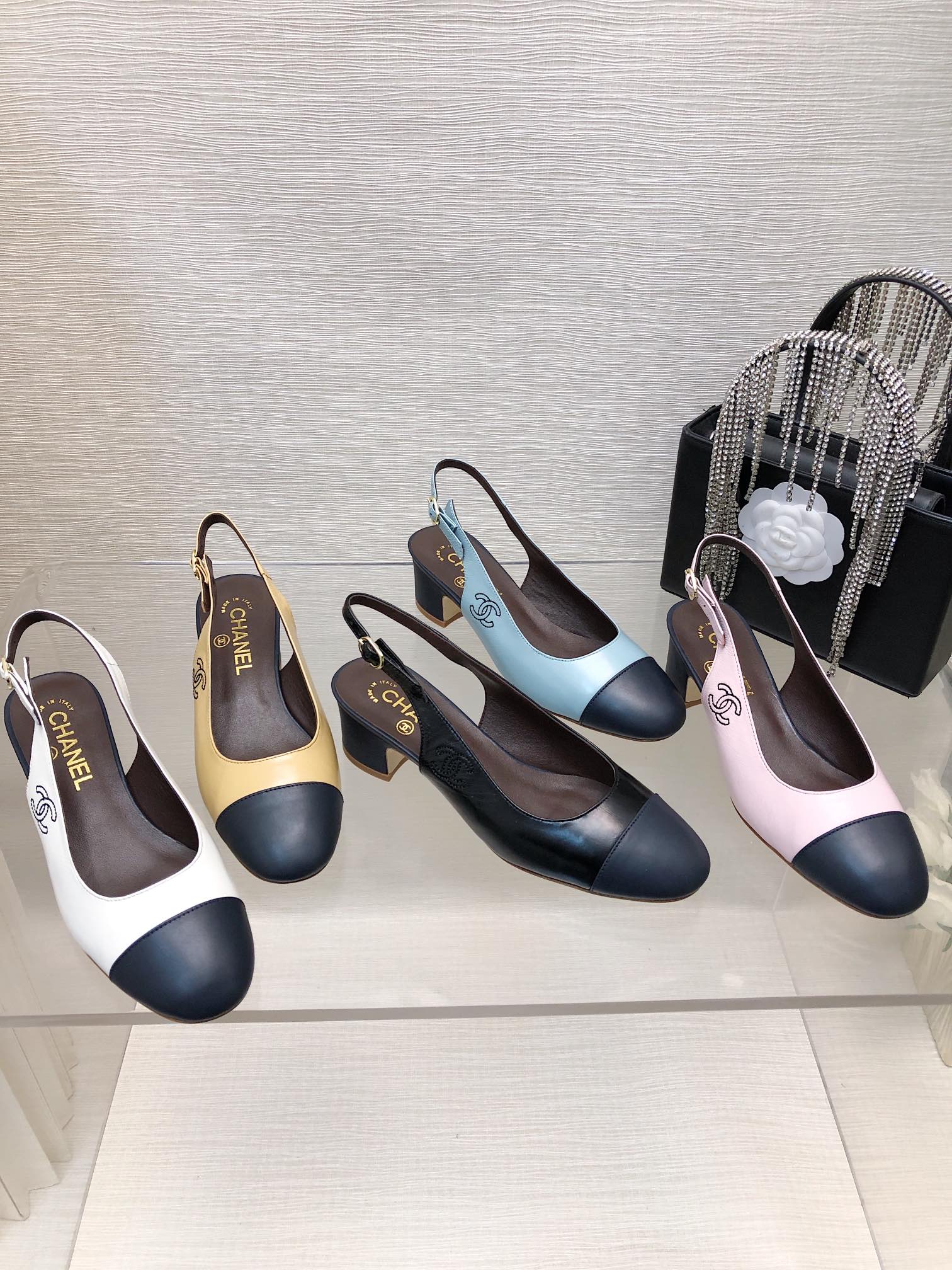 TOP CHANEL Leather Mules -5 Colors