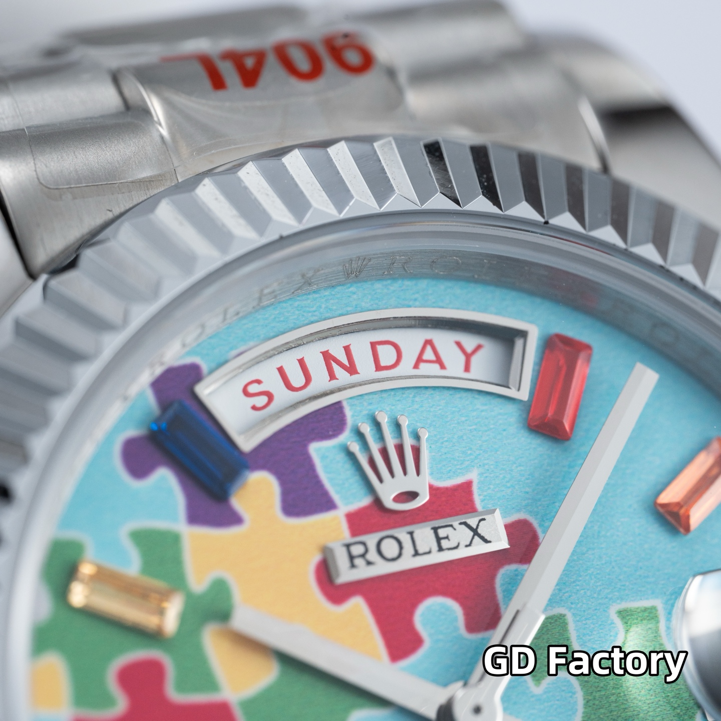 TOP ROLEX Men's Watch 40mm - Blue