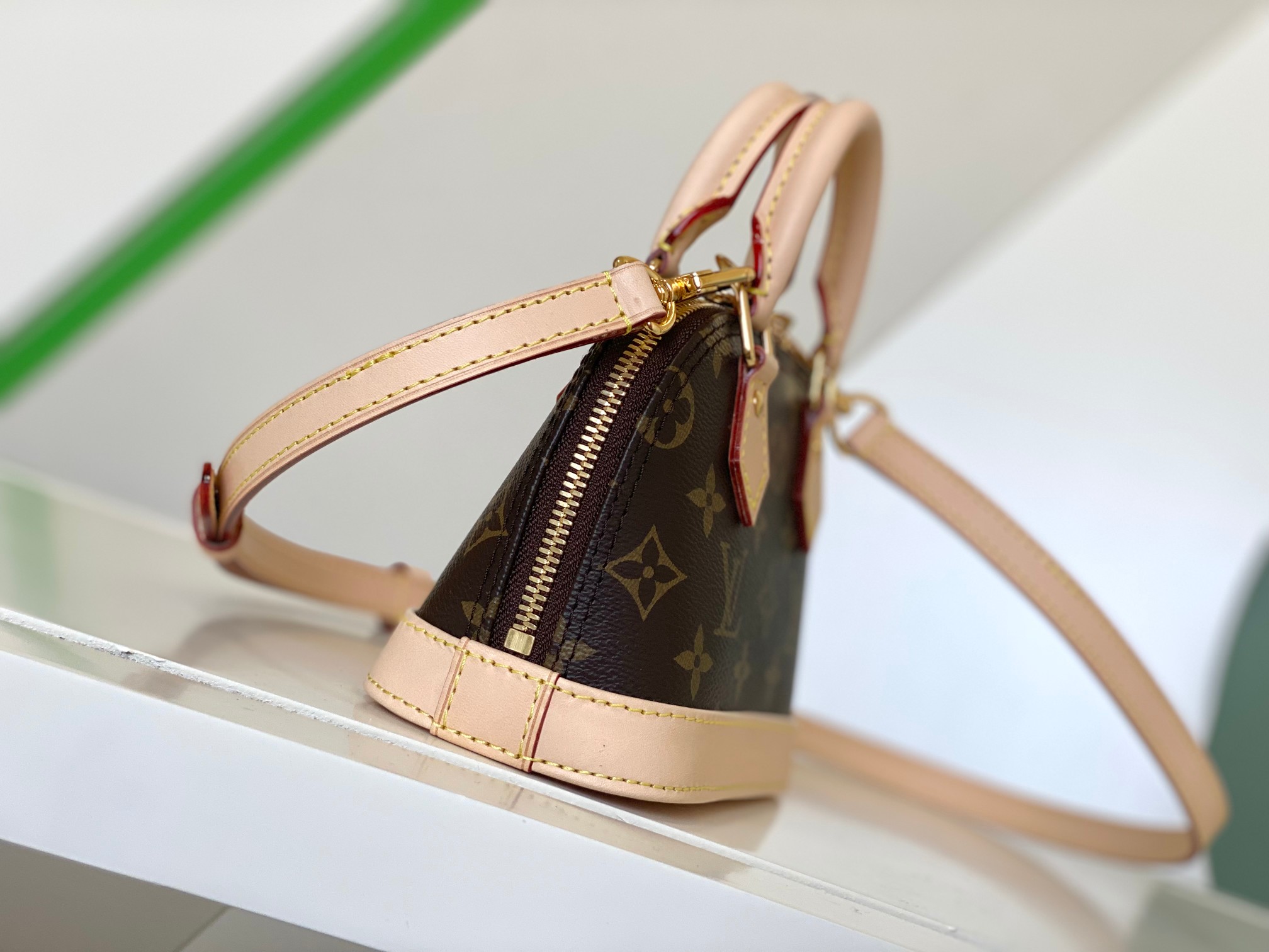 TOP Louis Vuitton LV New Launch Mini Nano Alma Bag - 18x12x8cm- Brown