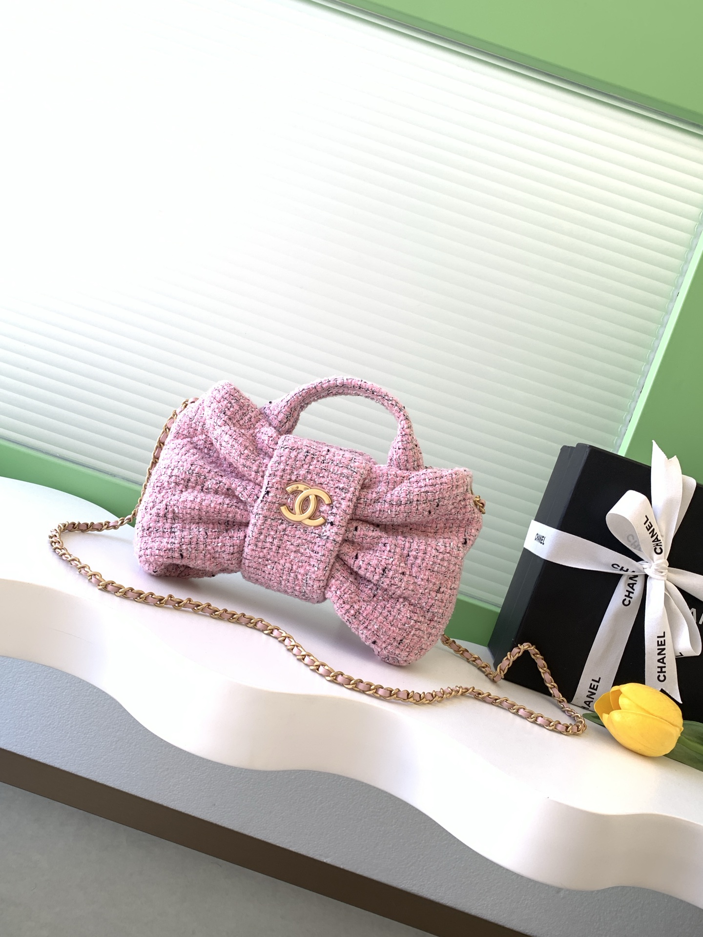 TOP CHANEL Bow Bag 29-38-5cm/18-26-5cm - 2 Color