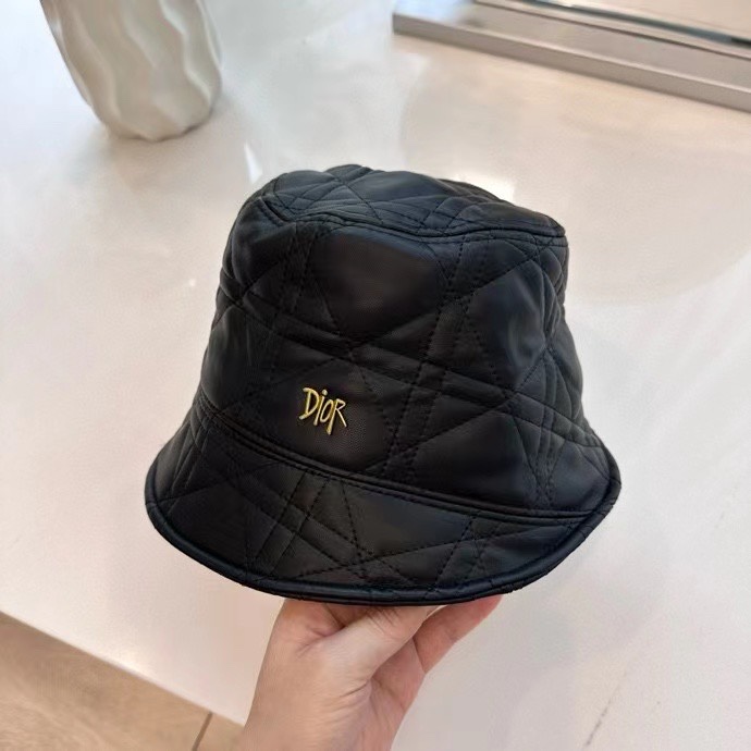 TOP Christian Dior Fisherman's Hat With Angled Brim - 2 Colour