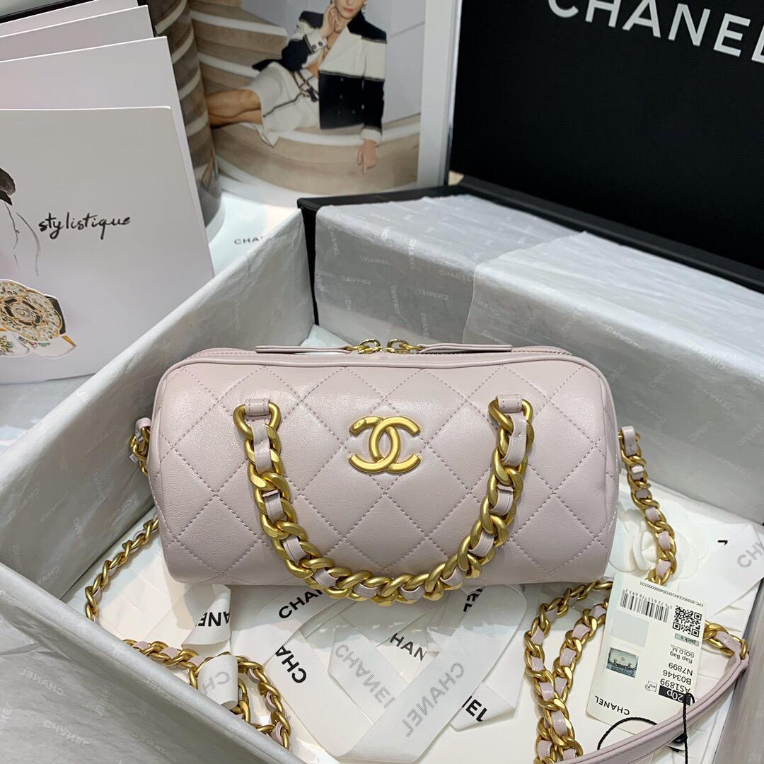 TOP CHANEL Bowling Bag  Mini - Light Pink