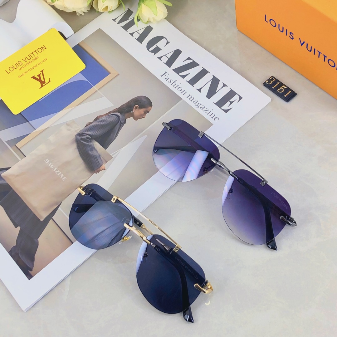 TOP Louis Vuitton LV Sunglasses - 2 Color
