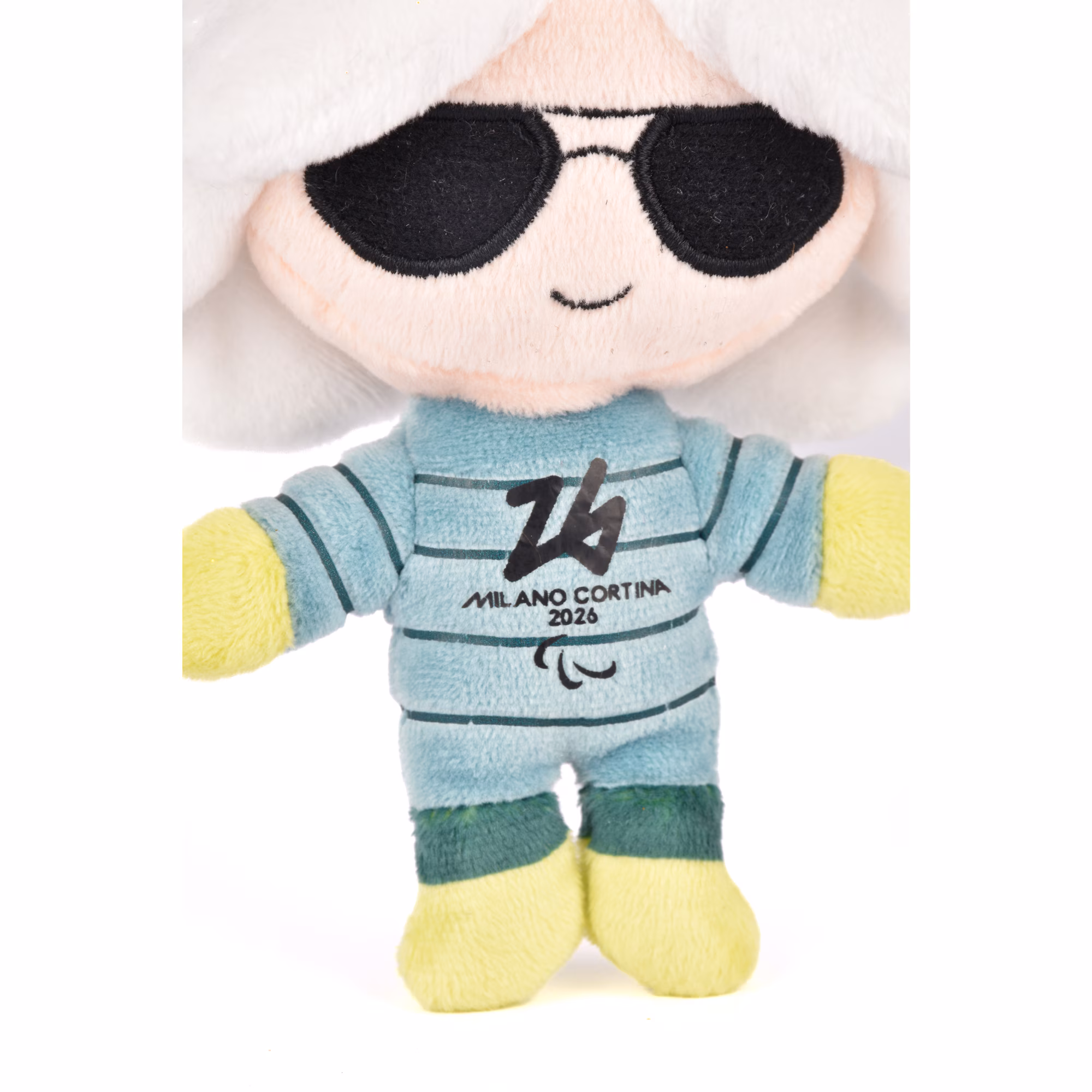 Milano Cortina 2026 Paralympics Flo Glasses Key Chain - 14cm