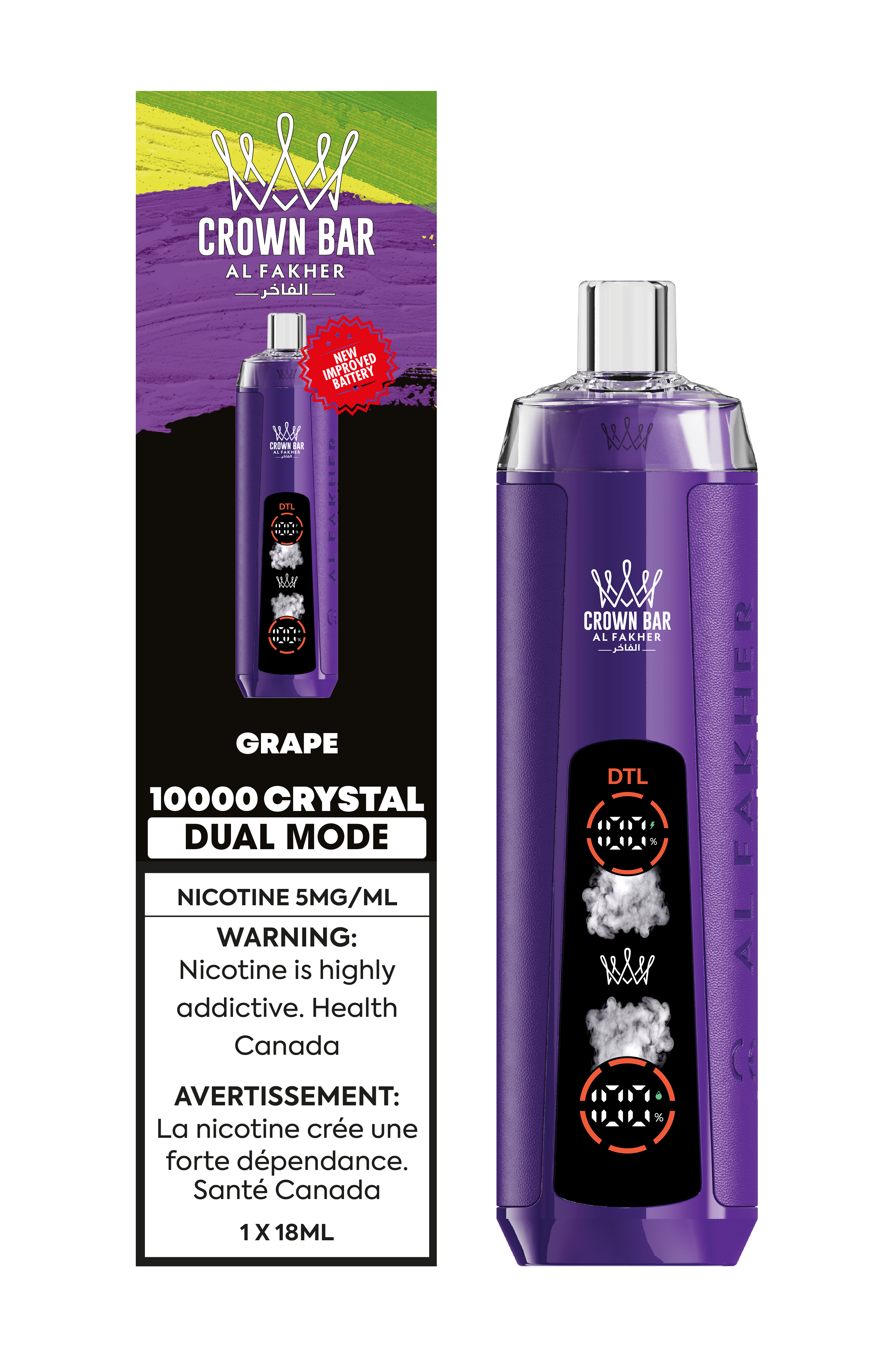 AL FAKHER 10000 CRYSTAL DUAL MODE
