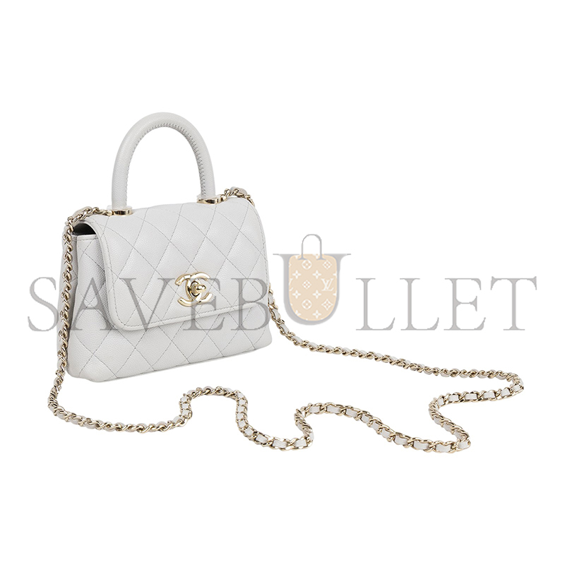 CHANEL MASTER MINI FLAP BAG WITH TOP HANDLE AP4244 (14.5*11.5*5.5cm)