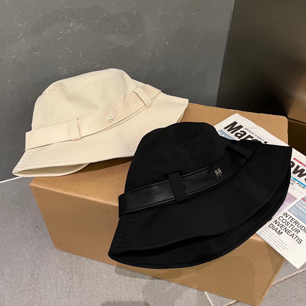 TOP HERMES New Fisherman Hat - Two Colors
