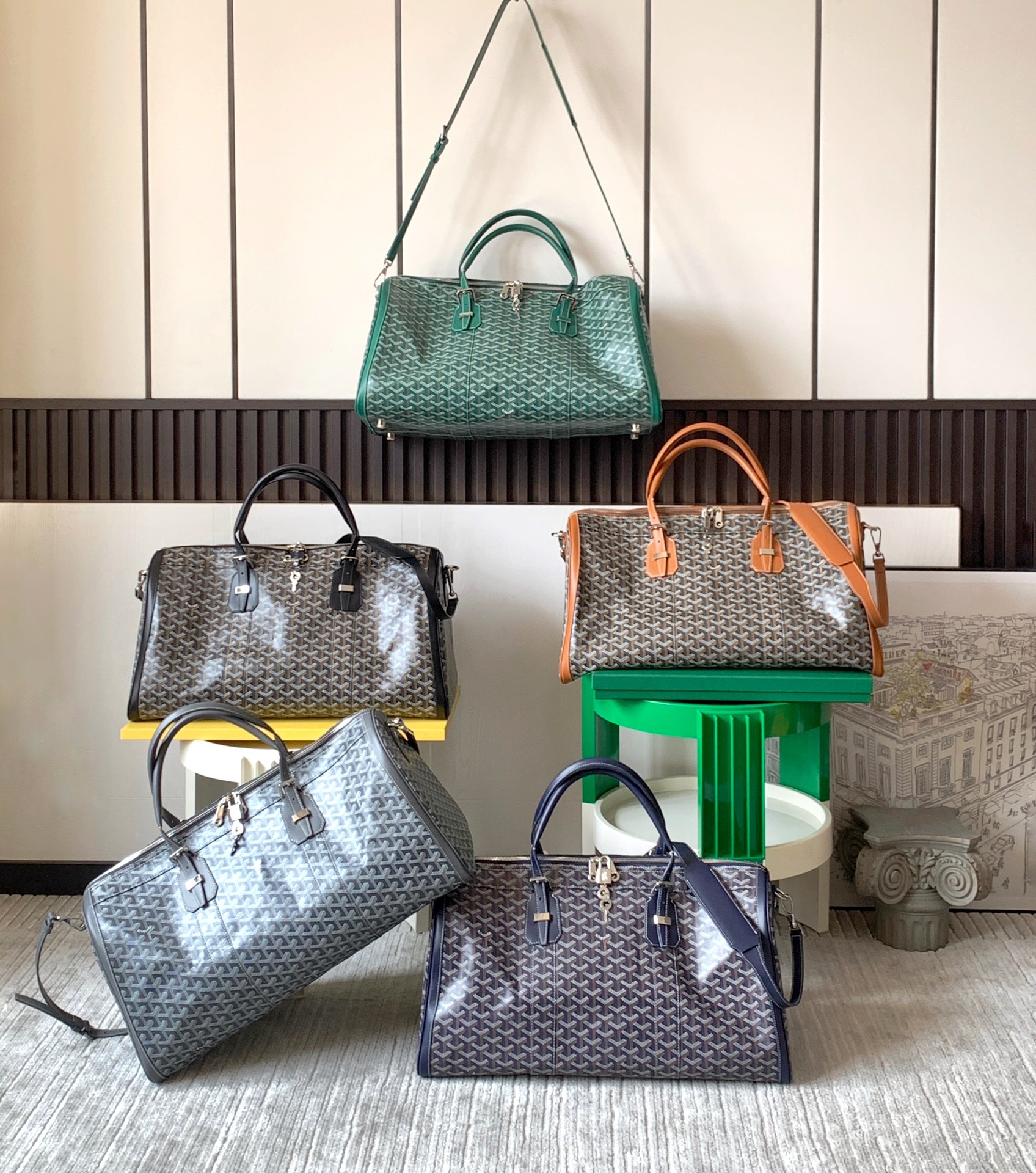 TOP Goyard Croisiere 50 Bag 50x26x26cm - 5 Color