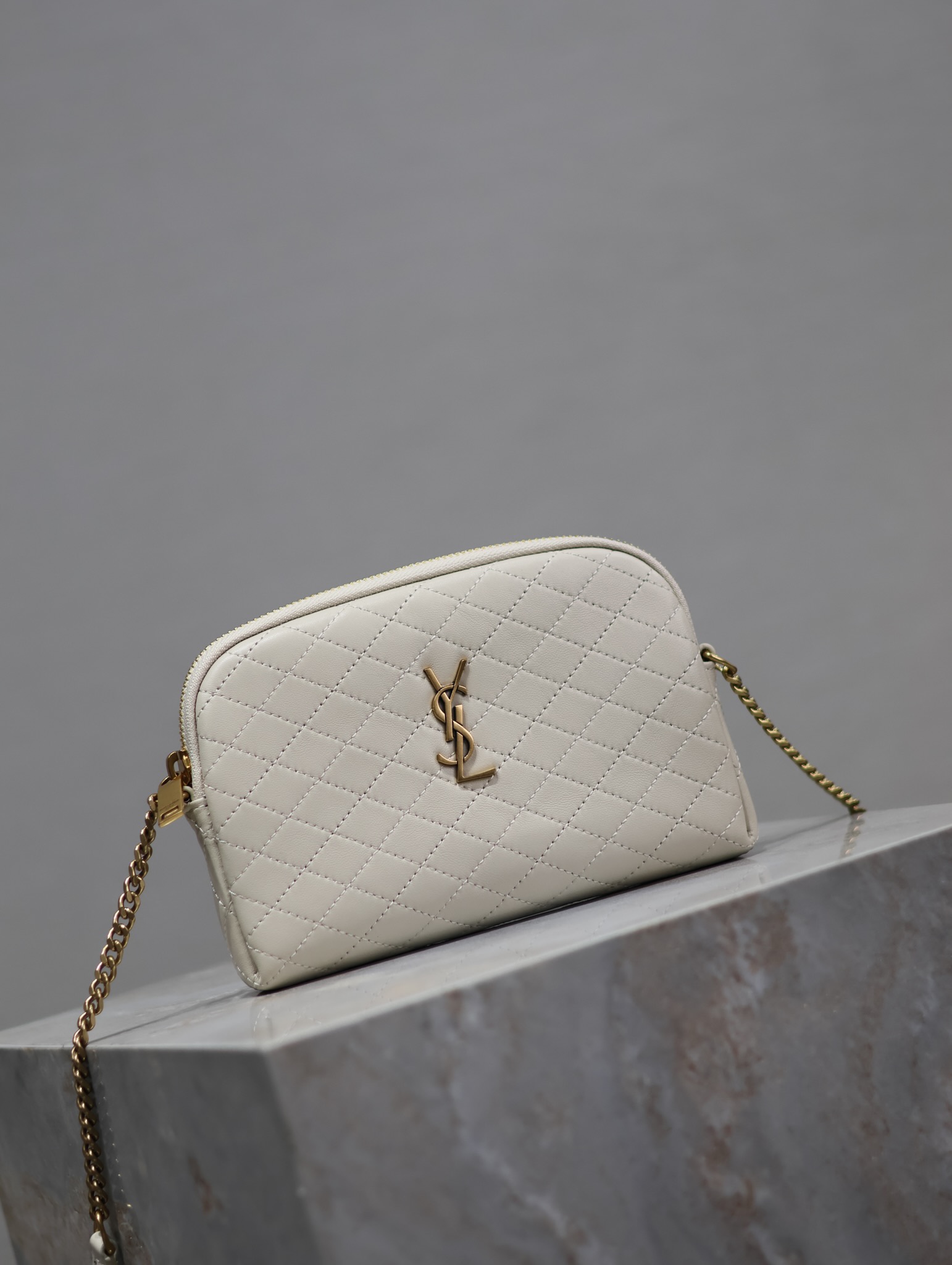 TOP Yves Saint Laurent YSL Gaby Bag Lambskin 19x3x3.5cm - 5 Color&GHW